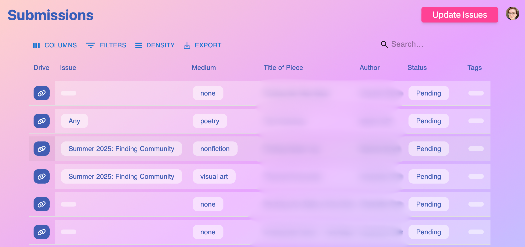 BWQ Submission Portal
